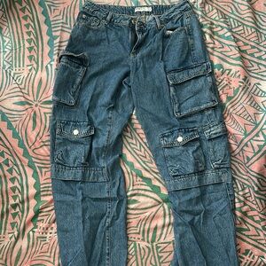 Blue Cargo Jeans